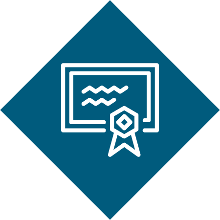 icon quereinstieg blau